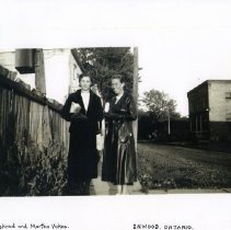 Anne Eskrod and Martha Vokes